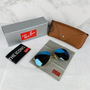 Ray-Ban Aviator Flash Blue Sunglasses For You L5